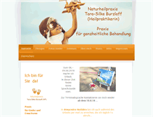 Tablet Screenshot of naturheilpraxis-burzlaff.de